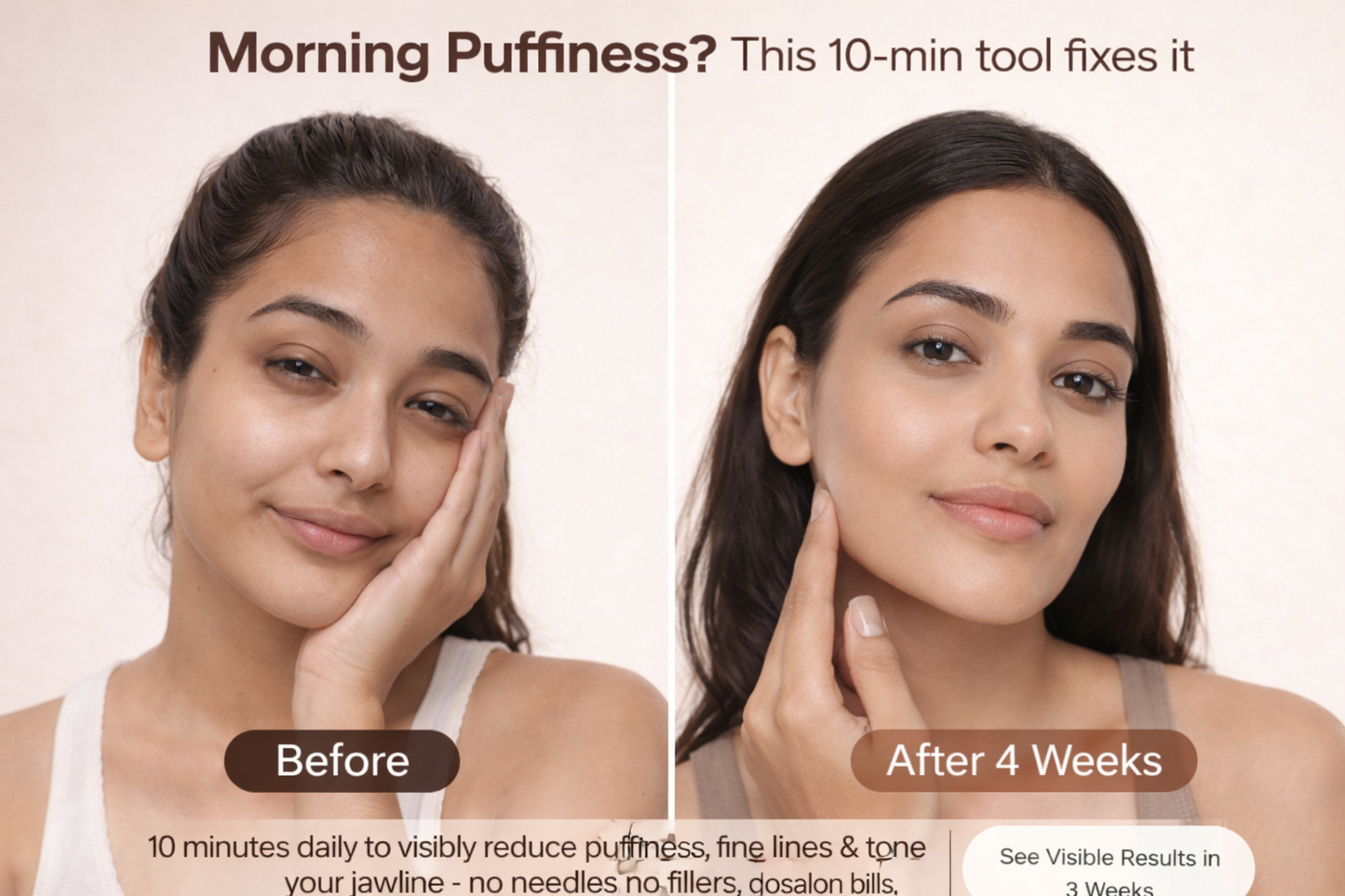 24K Gold Energy Beauty Bar Electric Facial Massage Roller™